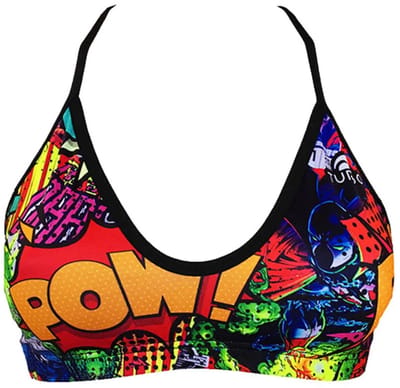 Turbo Top Mare Super Comic Bikinitop Veelkleurig 5XL Vrouw