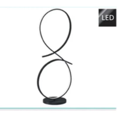 EGLO Serpins Vloerlamp - LED - 107 cm - Zwart|Wit