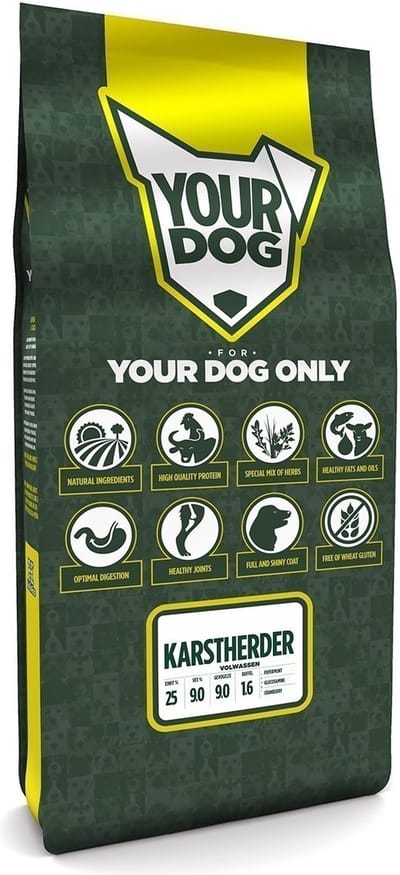 Yourdog Karstherder Rasspecifiek Adult Hondenvoer 12kg | Hondenbrokken