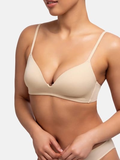 Dorina voorgevormde BH zonder beugel - Fili - 70D - Beige