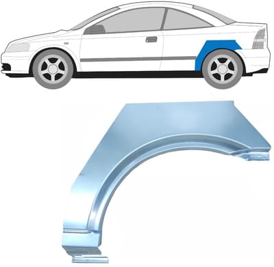 Reparatiepaneel achterspatbord voor Opel Astra G 1998-2009 / Links / COUPE