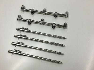 Hengelsport Set - Vissersbenodigdheden - Vissen Stabiliseren - Roestvrij Staal - 30-50cm - Zilver