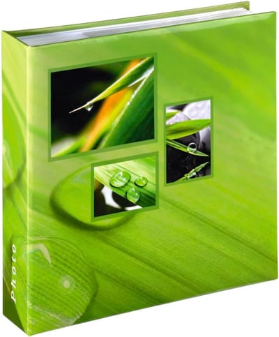Memoalbum 22x22,5 cm - 100 pagina's, groen - Creatief archiveren van herinneringen