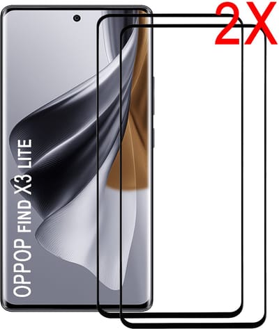 Oppo find x3 lite 5g Screen protector Temperde Beschermglas Glazen Screenprotector HD 9H geschikt geschikt voor Oppo find x3 lite 5G- 2 STUKS