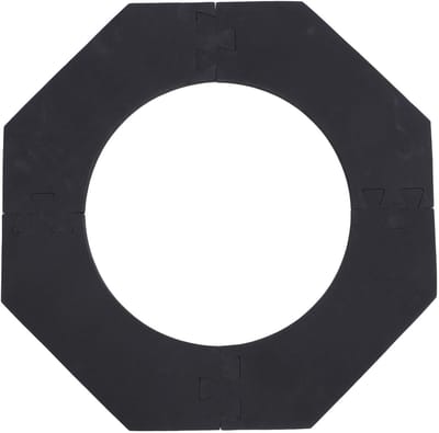 Dartbord Muurbeschermer - Dart Surround - Muren Beschermen - Splitsbaar Ontwerp - 72.4 cm Buitendiameter - Zwart