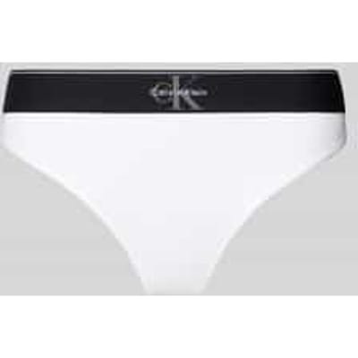 String met logopatroon
