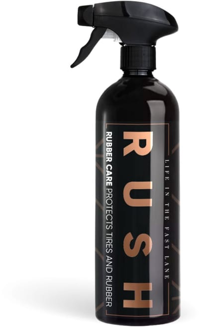 RUSH Rubber Care - 300 ml - voor autobanden en rubberonderdelen - beschermt tegen uitdroging - matte / glazende straling mogelijk - geschikt voor deur- en raamrubbers - autobanden voeden en verzorgen