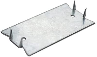30 stuks nagelplaten voor houten noppen - 1,5 x 3 inch - scherpe puntige tanden - anti-nagel beschermplaat schild