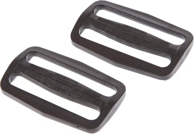 Ladder Gespen - Riem Verstellers - Tassen Reparatie - Robuust Kunststof - 40mm Binnenmaat - Zwart