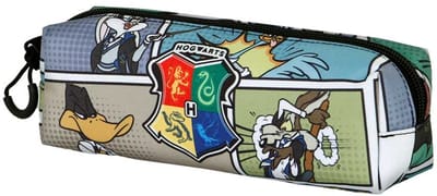 Looney Tunes Multicolour FAN Vierkante Etui 2.0 - Looney Tunes v.s. Harry Potter (21 x 8 x 5.5 cm) - Pennenzak