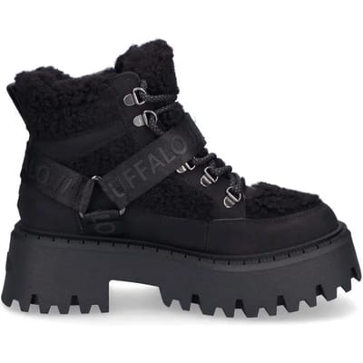 Buffalo ASPEN COM MID Dames Laars - zwart - EU40