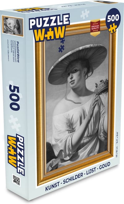 Puzzel Kunst - Schilder - Lijst - Goud - Legpuzzel - Puzzel 500 stukjes