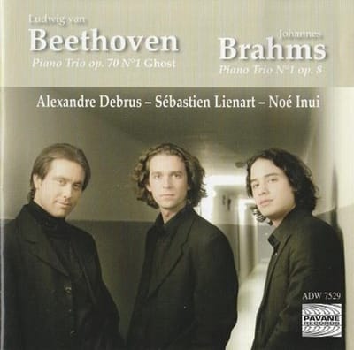 Noé Inui, Sébastien Lienart, Alexandre Debrus - Beethoven: Piano Trio Op, 70 N°1 Ghost | Brahms: Piano Trio N°1 Op,8 (CD)