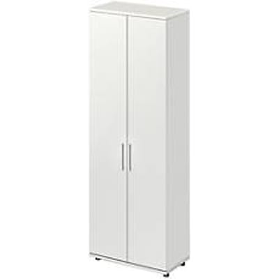 Schäfer Shop  Select Kast Start Off, 6 ordnerhoogten, afsluitbaar, B 800 x D 420 x H 2196 mm, hout, lichtgrijs/lichtgrijs