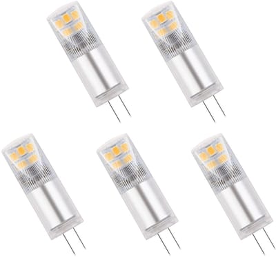 Spectrum LED Insteeklampje G4 2.5W - 12V - 290 Lumen - 6000K Koud wit - Helder daglicht - Energiezuinig - 5 stuks