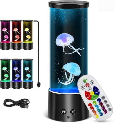 Kwallen Lamp - Jellyfish Lavalamp - Nachtlampje