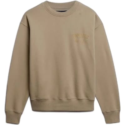 Superdry - Luxe sportsweatshirt met ronde hals en losse pasvorm - Dames - Truien