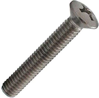 Metaalschroef roestvaststaal lenskop phillips M8 x 20mm
