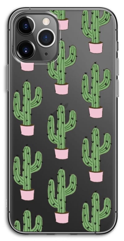 Case Company® - Hoesje geschikt voor iPhone 11 Pro hoesje - Cactus Lover - Soft Cover Telefoonhoesje - Bescherming aan alle Kanten en Schermrand