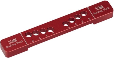 Aanslagblok 35 mm ONDERDEEL voor boormal BS-35-T45, BS-35-T48, BS-35-T52