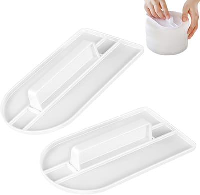 JHUBERS- Fondant Smoother Set - Taartversiering - Taartdecoratie Set - IJsfontein - Suikerdecoratie - 2 Stuk - Duurzaam Materiaal