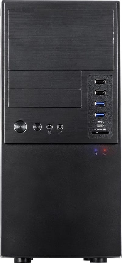 Inter-Tech IT-6865 - Case - Tower - Zwart