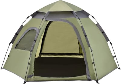Tent Nybro automatisch 240x205x140 cm donkergroen