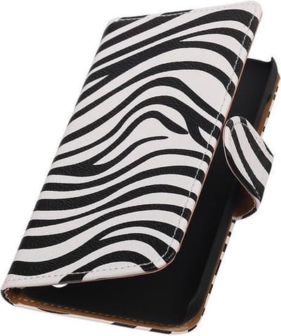 Huawei Y625 - Zebra Booktype Wallet Hoesje