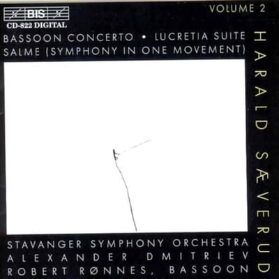 Robert Rønnes, Stavanger Symphony Orchestra, Alexander Dmitriev - Bassoon Concerto/Lucretia Suite/Salme (CD)