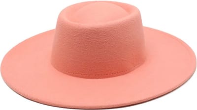 Fedora Hoed - Brim Koraal | Verstelbaar | 56 - 60 cm | Katoen / Polyester | Fashion Favorite