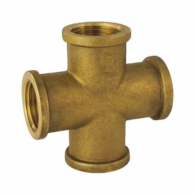 Messing Kruisstuk 3/8 IG - Draadfitting voor Sanitair & Verwarming