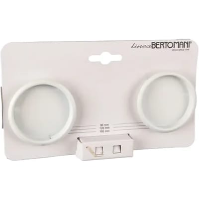 Bertomani Meubelknop - Aluminium - Mat Wit - 62mm - Set Van 2