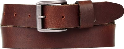Petrol Industries Riem Heren - Broekriem - Verstelbaar - Leer - Bruin - 85 cm - S