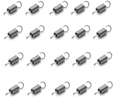 Kleine Drukveren - Dubbele Haak - Reparaties Uitvoeren - 304 Roestvrij Staal - 0.3x3x10mm - Zilver