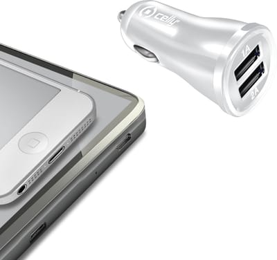 Celly CCUSB22W oplader voor mobiele apparatuur