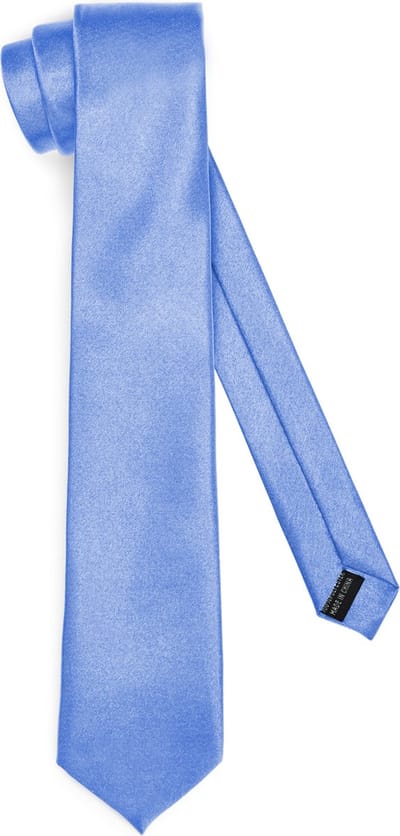 Ladeheid Smal Stropdas - Stropdassen voor heren - Lengte: 150 cm, Breedte: 8 cm - Blauw - LA-EA-TMS-8