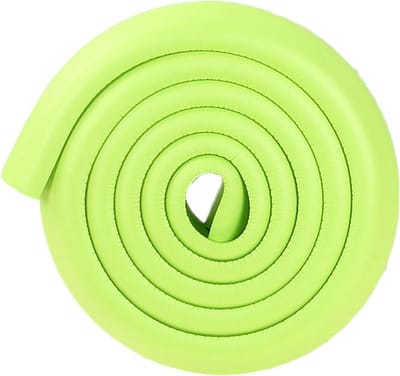 Baby Proofing Randbeschermer - Schuimkussen Veiligheid - Kinderveiligheid Thuis - Extra Dik L-Vormig Schuim - 2m + 4.2m Tape - Groen