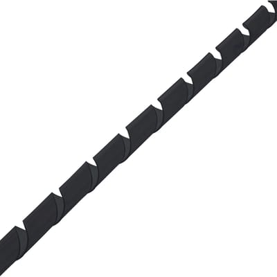 Spiraalband kabelslang - 24mm / 10m / zwart