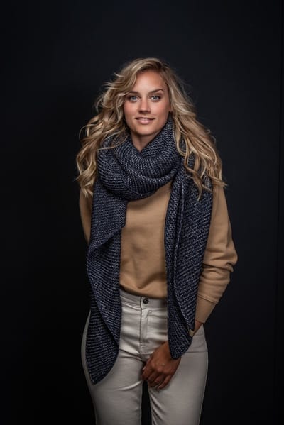 Omslagdoek Alaska - Oud zwart