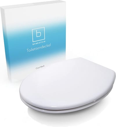 Premium Antibacterieel Ovale Toiletbril met Quick-Release en Softclose Mechanisme