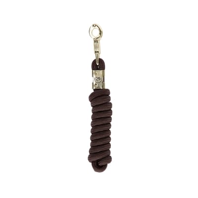 Kentucky Horsewear - Kentucky Horsewear Paardenlijn Rope Paniek Haak - Bruin - Maat 200 cm