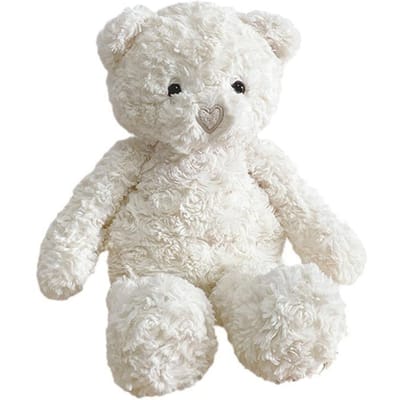 40cm Knuffelbeer Pluche Speelgoed met Hartvormige Neus Zacht Knuffeldier Schattig Cadeau voor Kinderen Vrienden 40cm