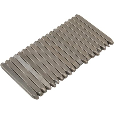 20 stuks Metalen Stempelset Duurzaam Materiaal Uitstekend Vakmanschap Voldoen aan de Vraag Beitel Carving Gereedschap