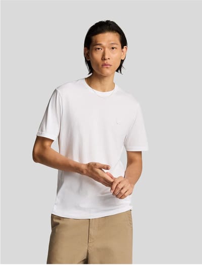 Lyle & Scott - Shirt Wit Lyle&scott Superfine T-shirt T-shirts Wit Ts2255ton