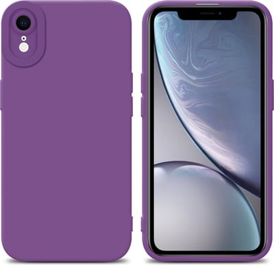 Cadorabo Hoesje geschikt voor Apple iPhone XR in FLUID MAT PAARS - Beschermhoes gemaakt van flexibel TPU silicone Cover Fluid Case