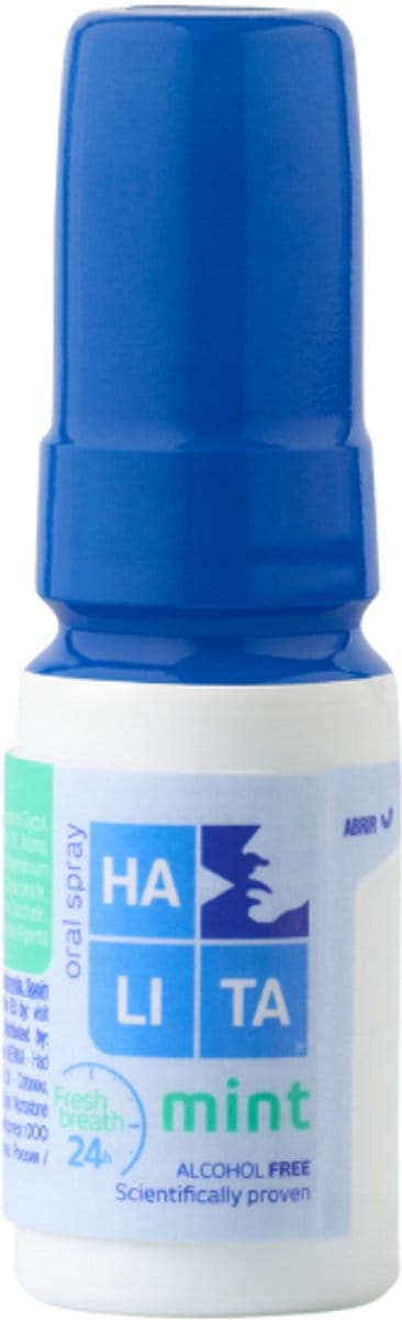 Halita Mondspray Strong Mint - 3 x 15 ml - Voordeelverpakking