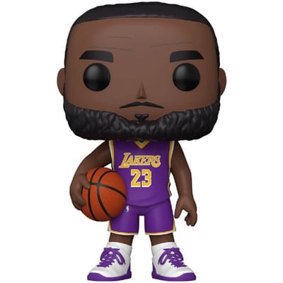 Funko POP! - NBA: Lakers - 25 cm LeBron James (Purple Jersey) (52359)
