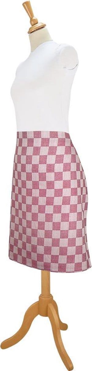 Treb Horecalinnen Schorten Sloven 2 Stuks Rood en Wit Geblokt 60x70cm - Treb WS