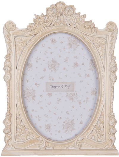 Clayre & Eef Fotolijst 13x18 cm Beige Kunststof