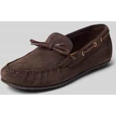 Mocassins van leer model 'Seabaya'